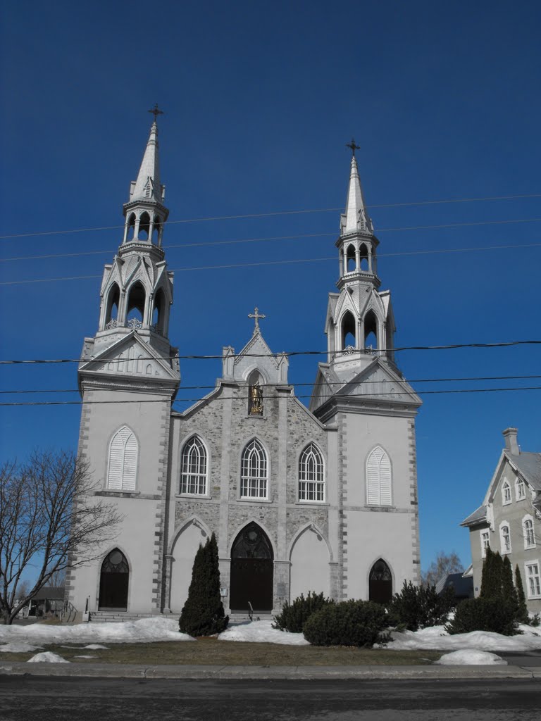 St-Michel Catholic Church in Yamaska by pegase1972