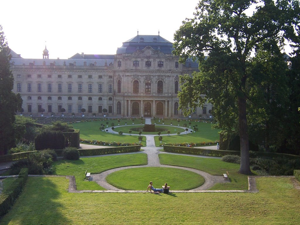 Wurzburg - Residenza, parco by Giancarlo Trupia