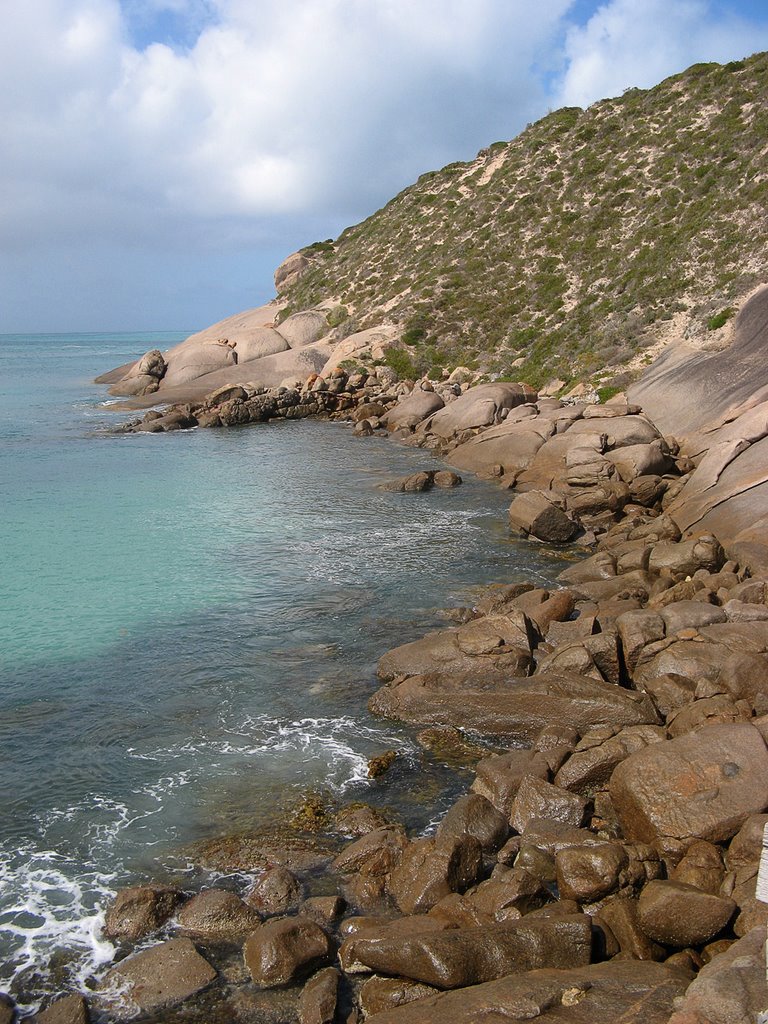 Old mining works at the jetty at Stenhouse Bay by jez_au