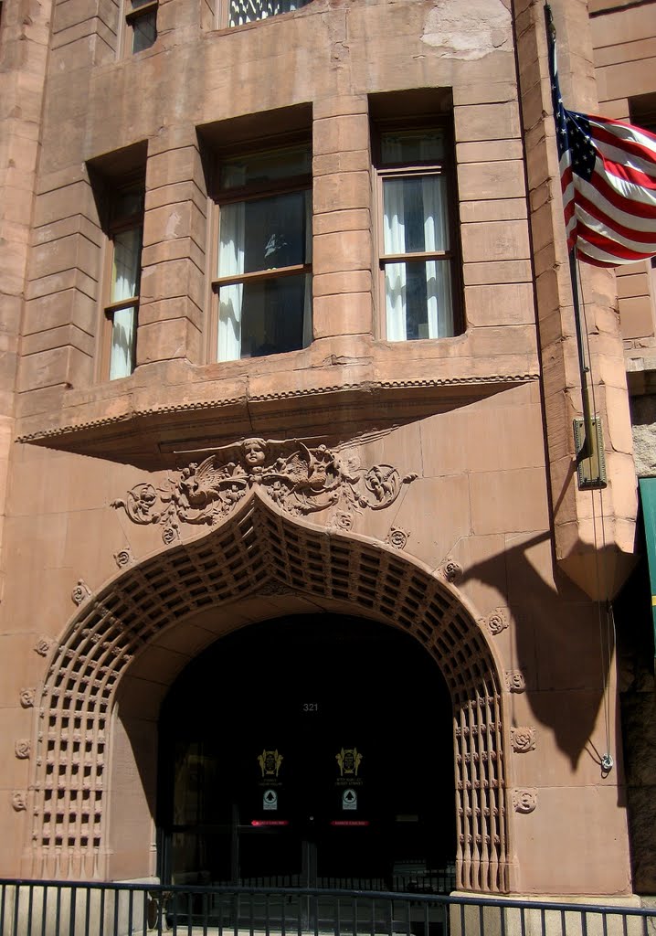 19th century ornate masonry doorway @ the Brown Palace by adoverboy2