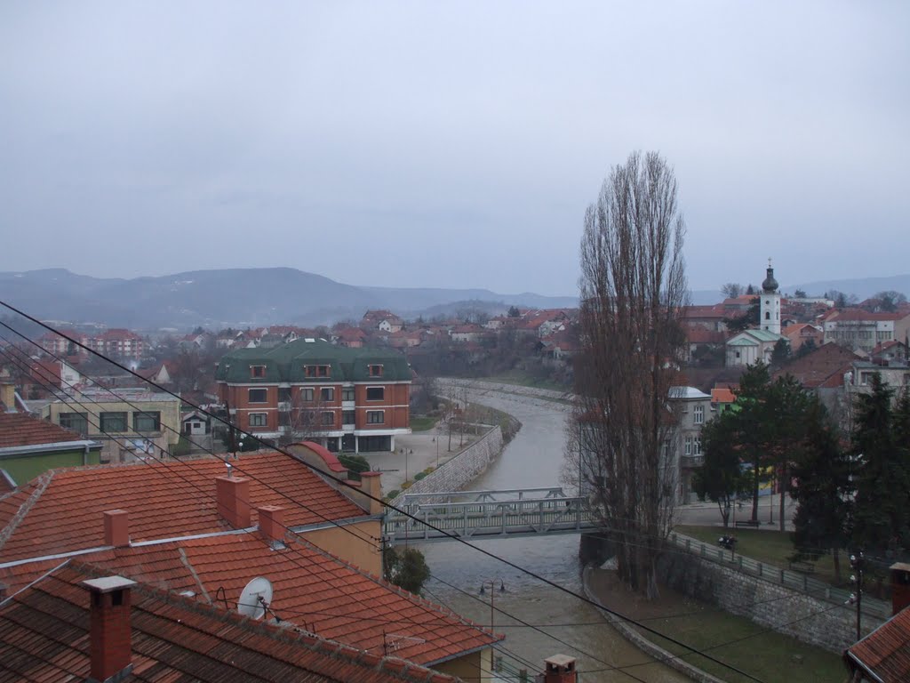 Panorama Knjaževca by Mladen Antić