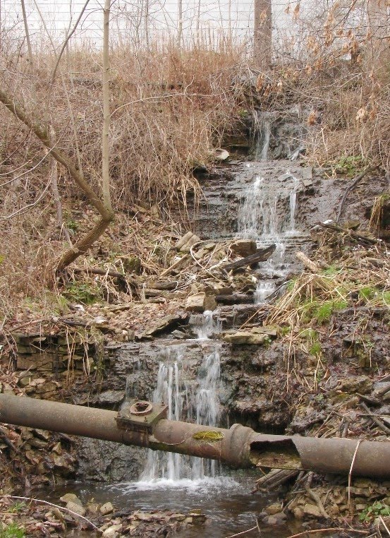 Greensville Cascade in Greensville section of Hamilton Canada by Joseph Hollick