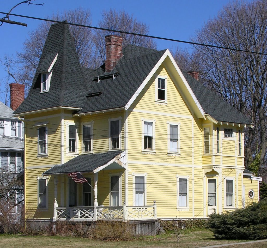 Newton Corner, Stick Style 1870s by David Coviello