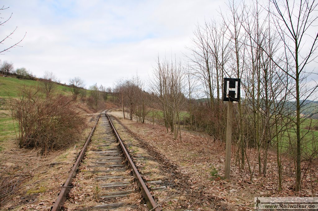 Die H-Tafel in Richtung Sonneberg by Railwalker