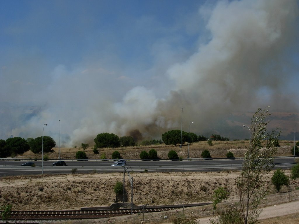 Fuego desde montecarmelo by micorro