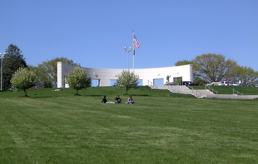 Memorial Park on a sunny spring day. by jiminomaha1