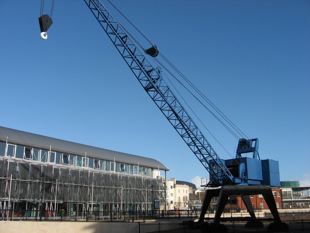 Grua en Cardiff Bay by El Ciezano Errante