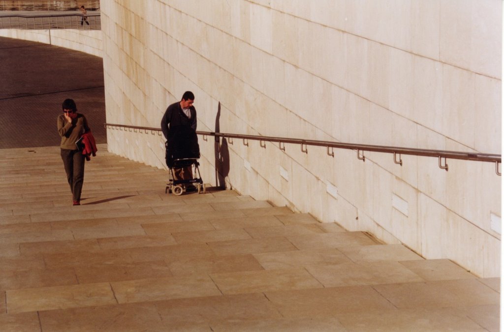 Stairs, bilbao. by jl broncard