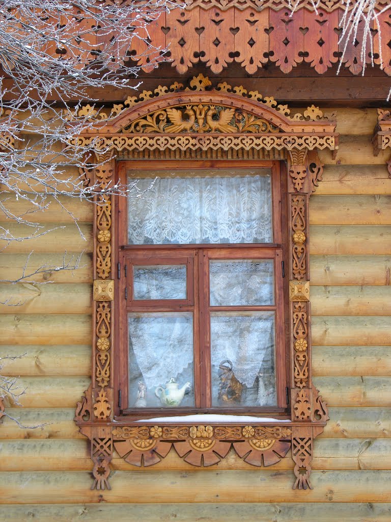 Window of house on Teremki street by IPAAT