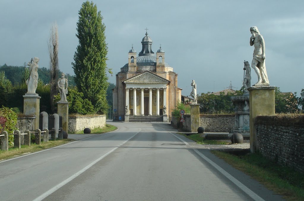 Maser Kirche bei der Villa Barbaro by Contessa