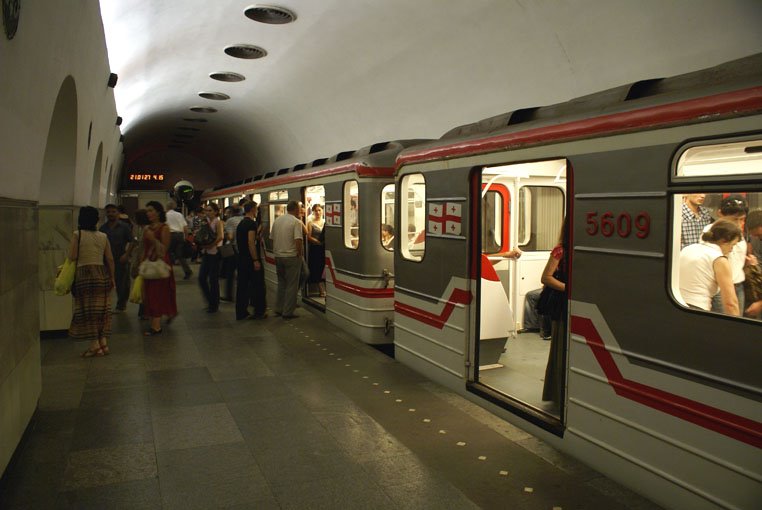 Station of the underground "Square of freedom", Tbilisi, Georgia by Ivan Samarin