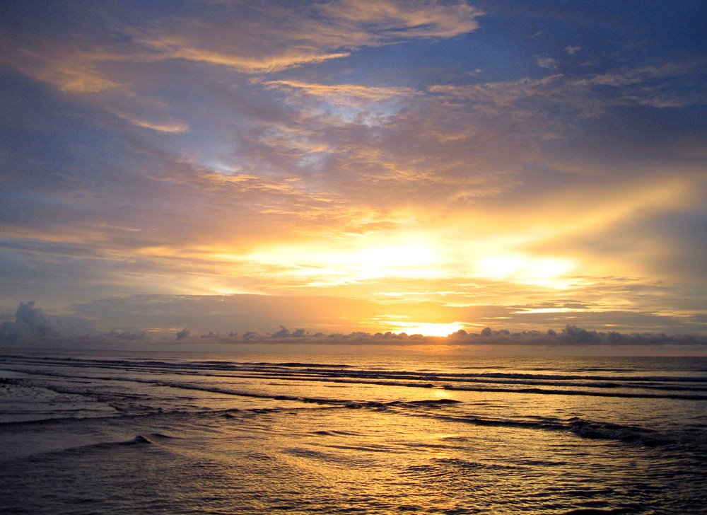 Sunset, Hotel "Sunset Beach", Gambia by Сергей Ратников