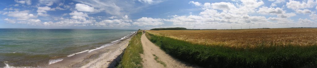 See und Feld Panorama 180° by Mario Wenski