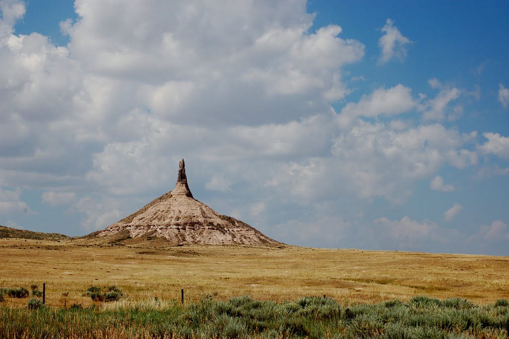 Chimney Rock National Historic Site at West Bayard, NE by Scotch Canadian