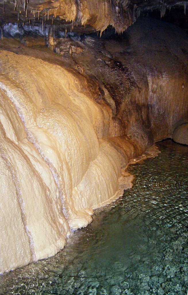 Stalactites and Stalagmites Ingleborough Cave by Leila.Evans