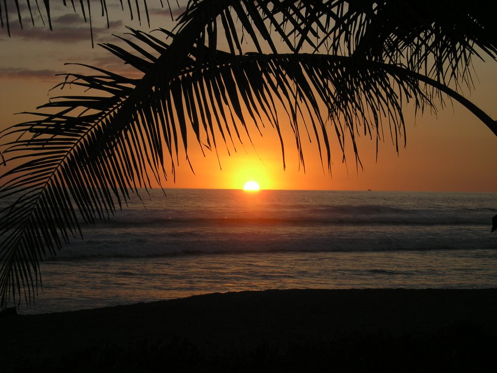 Sunset in Playa San Miguel by Normann Marxer