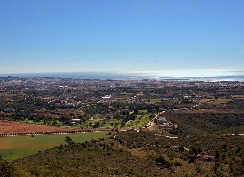 Vilanova i la Geltrú des de la Talaia by Marcel Puig Puig