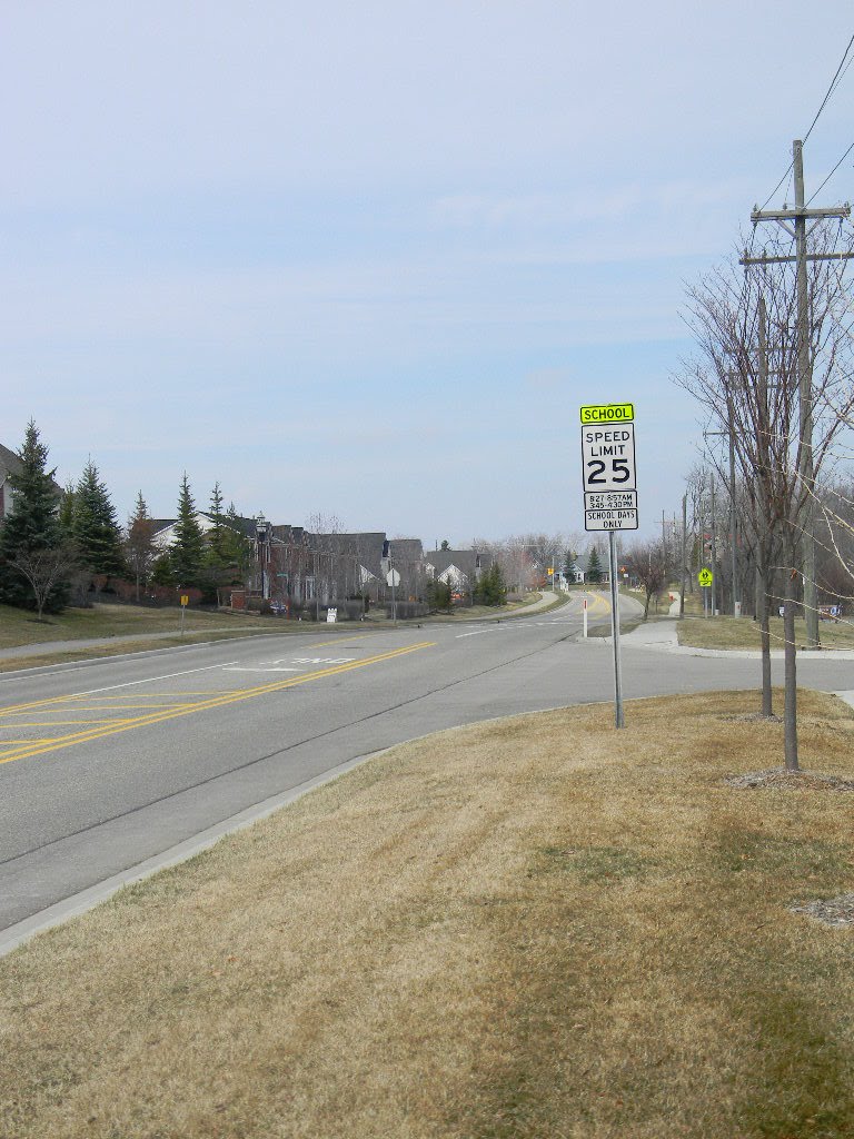 Meadowbrook looking North to 13 Mile by zanografix