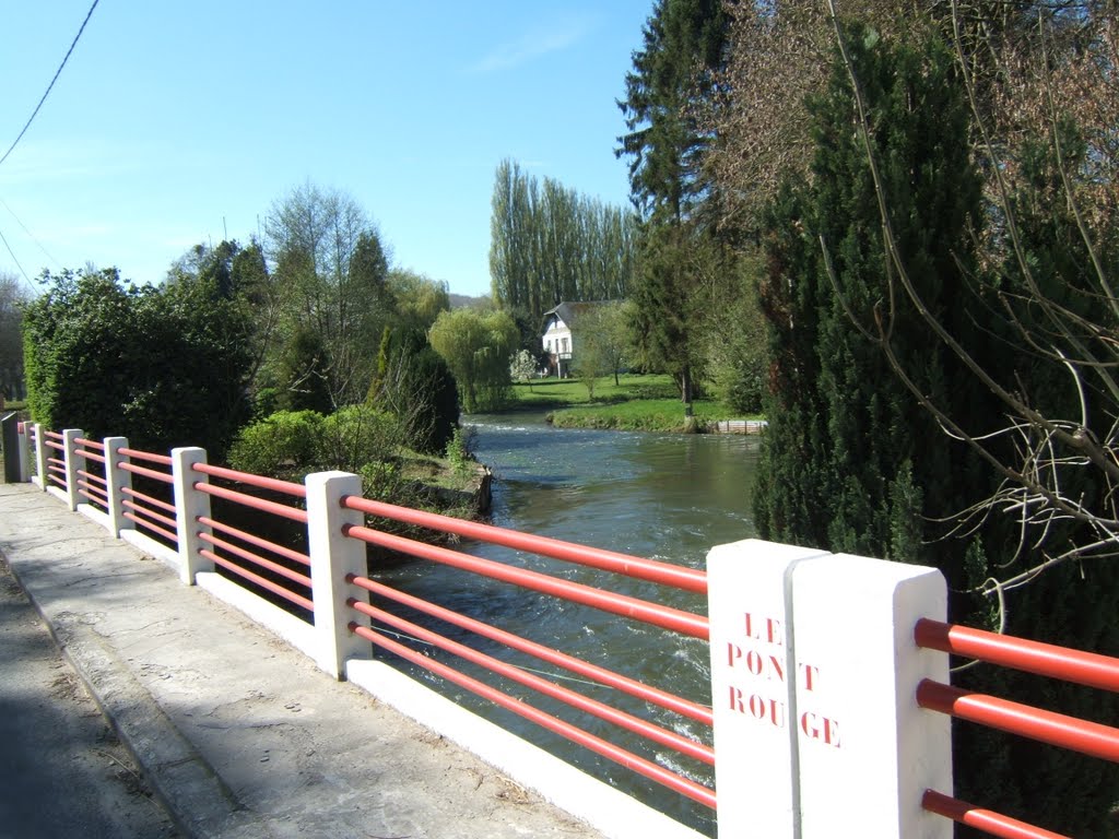 Le pont rouge sur la Somme by joel.herbez