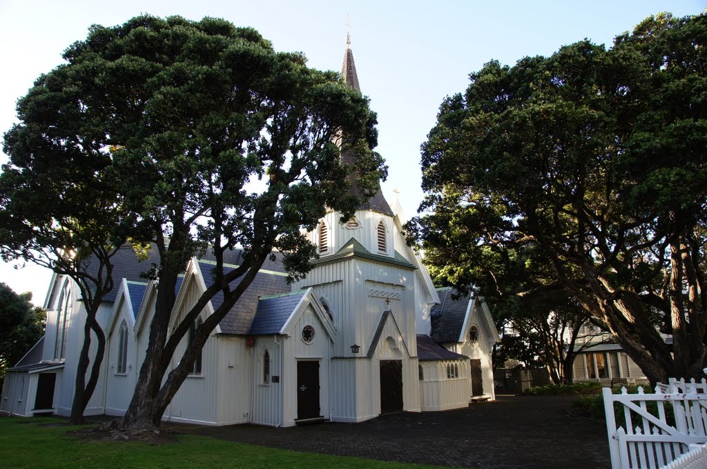 Old Saint Paul's Church( all the structures were made of wood ), Wellington, New Zealand, 2011 by wbl.will