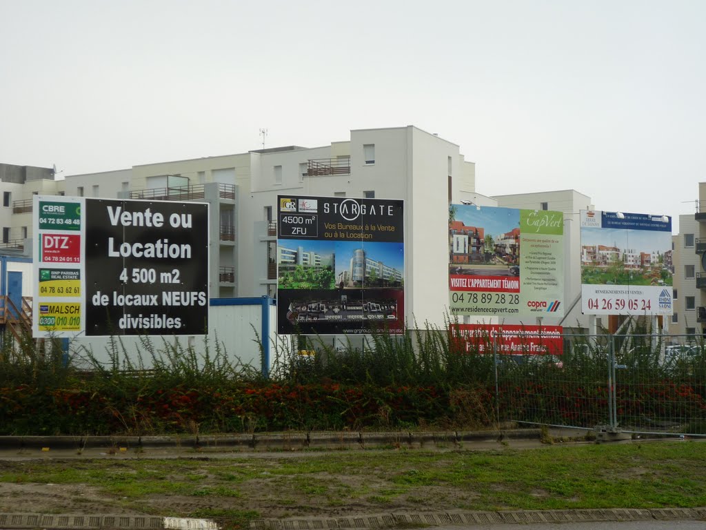 Nombreux projets immobiliers à Vaulx-en-Velin, 10/2009 by D. Menjoulet