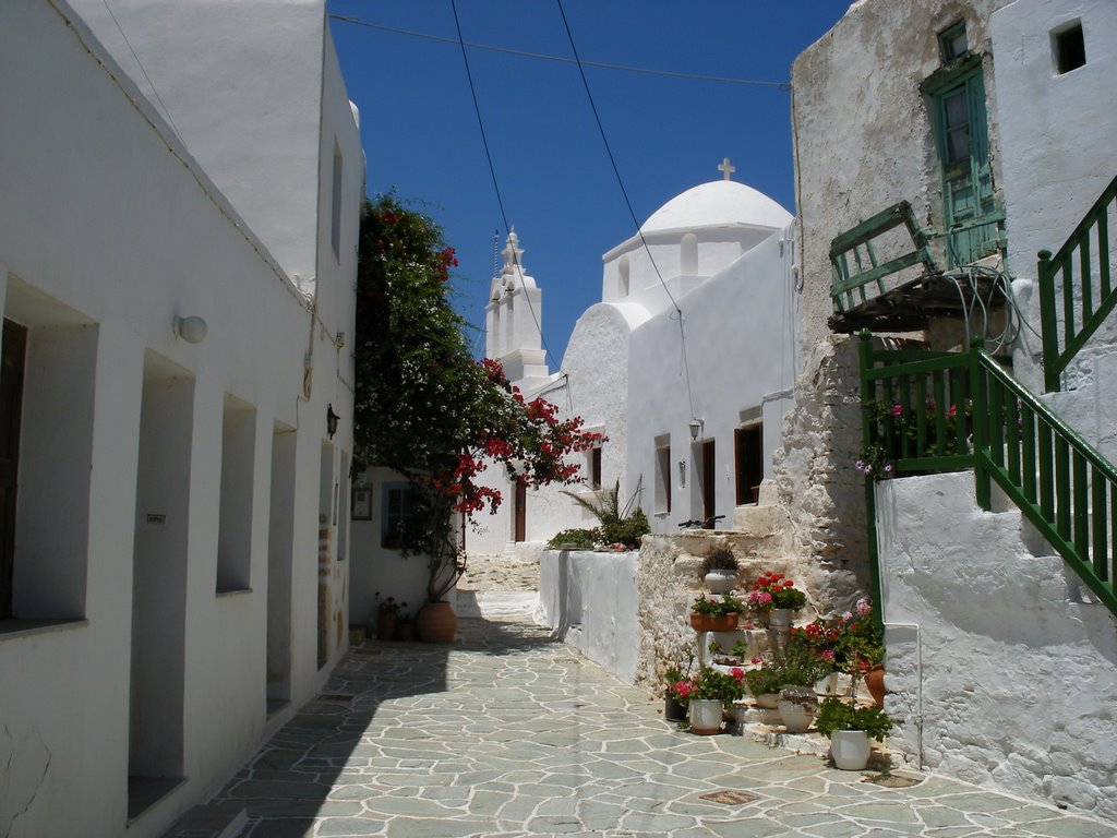 Kastro church, Folegandros by Nick Gent