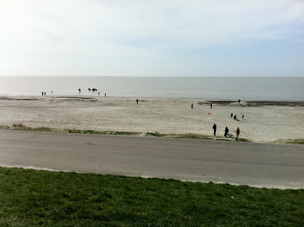 Waddenzee bij Harlingen vanaf De Stiennen Man by Skilplein