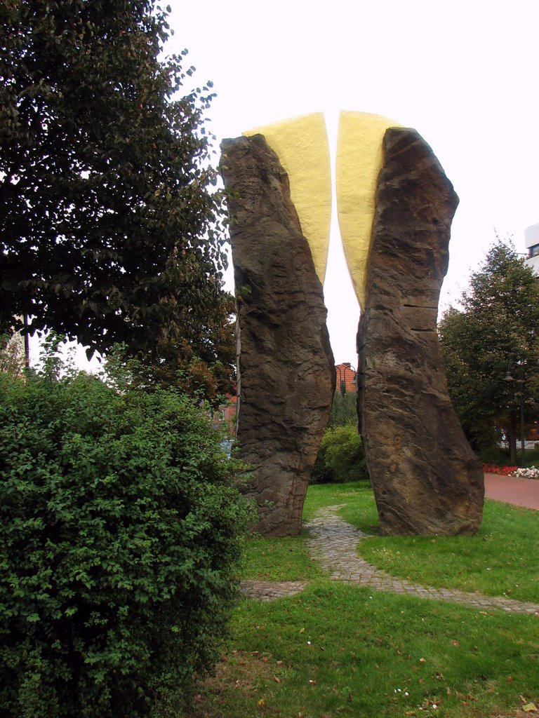 Rotenburg (Wümme) - Skulptur "Stadttor" by bobbel