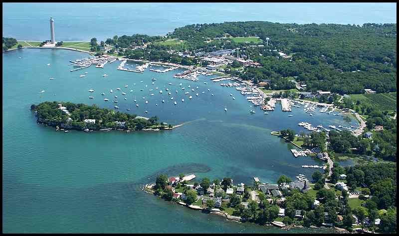 Put-In-Bay from above by cdb101