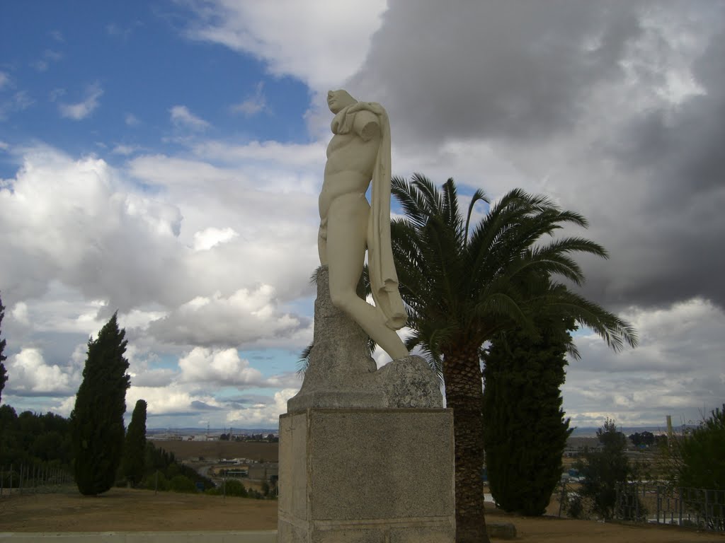 Santiponce, Italica, Trajan Statue by Schamberl