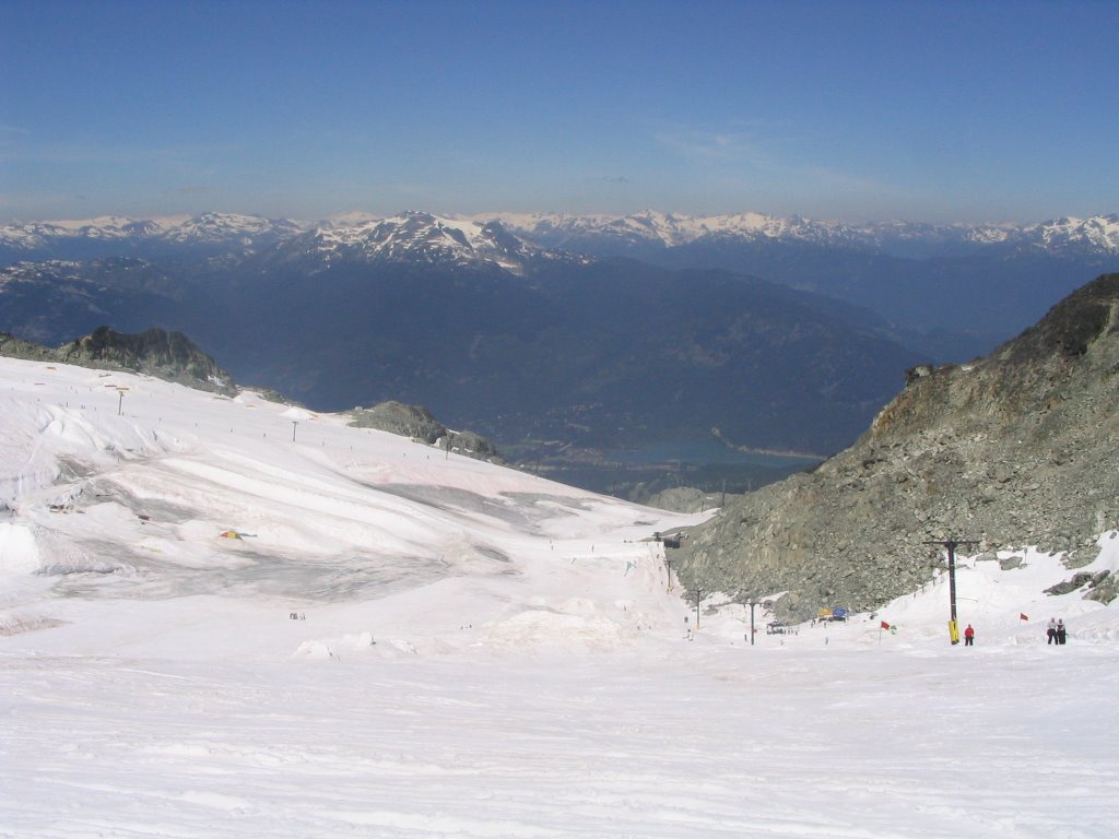 Blackcomb Glacier Skiing, July 26 2003 by Leigh Honeybourne