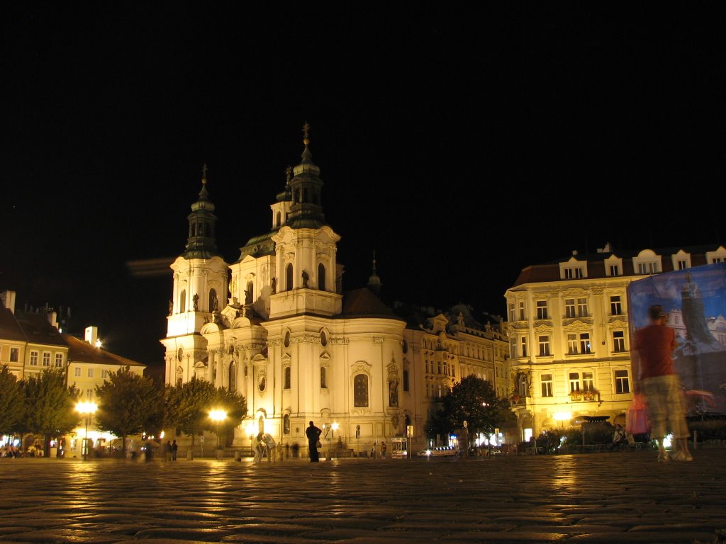 Main square by night by jerryruijs