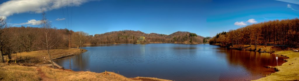 Pučúvadlianské lake near Banská Štiavnica by Peter Kotka