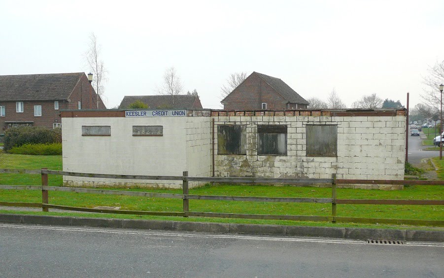 Old Keesler Credit Union Building at Upper Heyford by fencer_js@yahoo.com