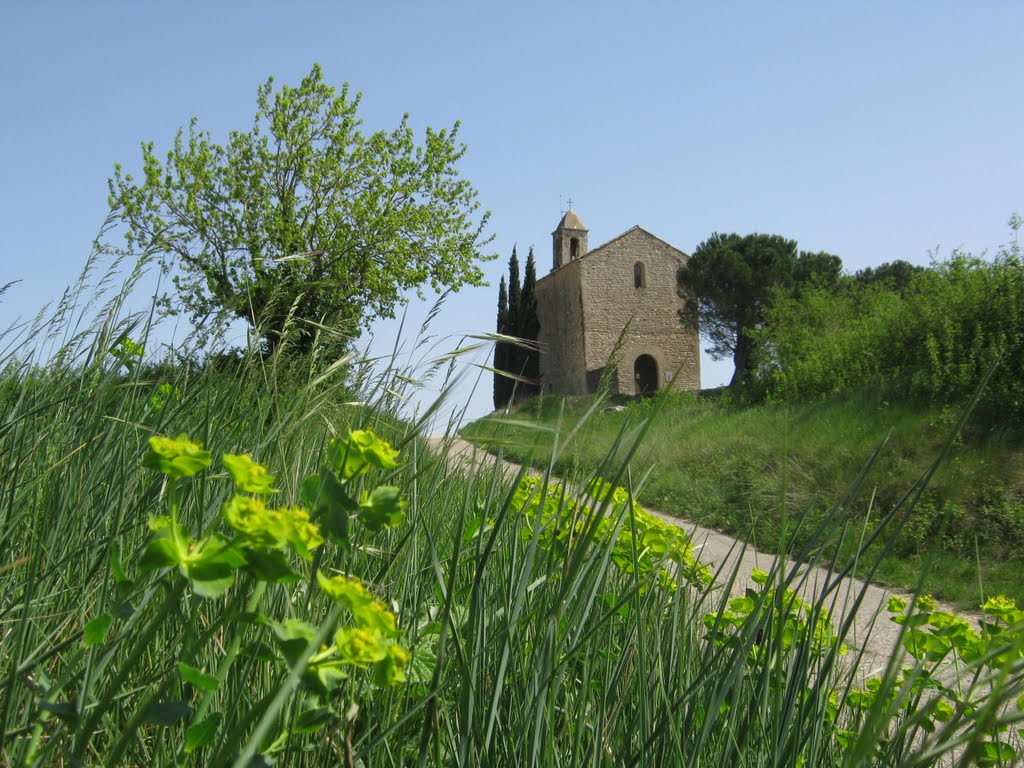 Chapelle Sainte Agnès dans son écrin verdoyant by " Mystic Angel "