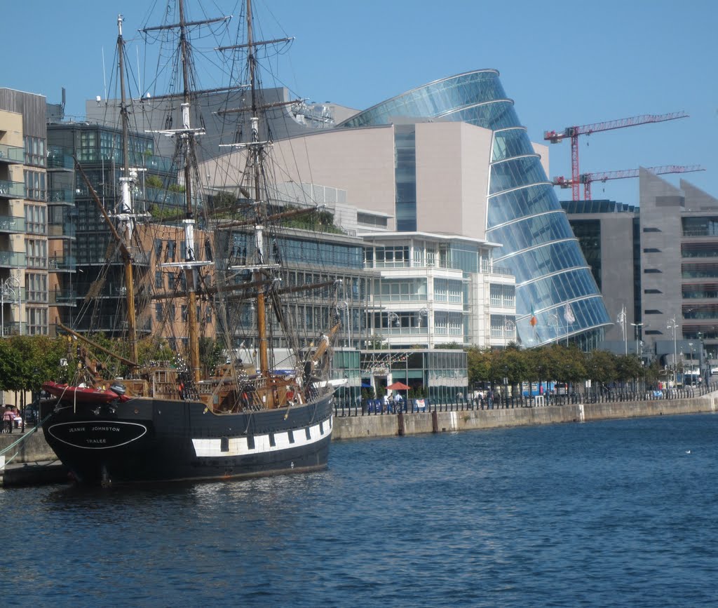 The Jeanie johnston Ship,Convention Centre,Dublin Docklands 2010 by IsabellaJ