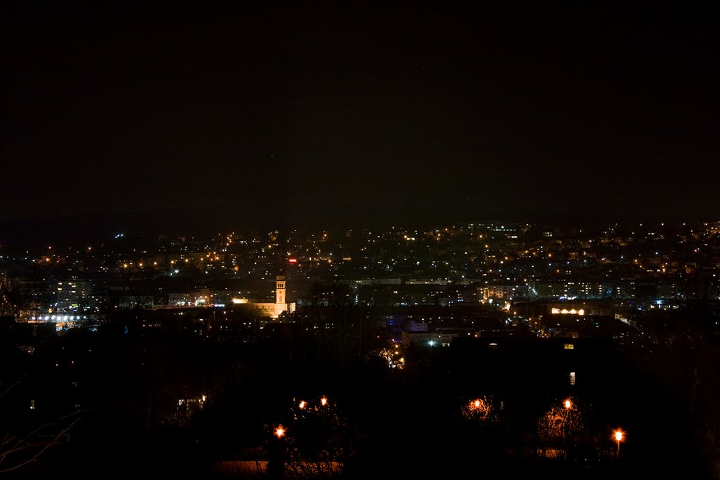 Blick über Pforzheim von der Fachhochschule by Tobias Laible