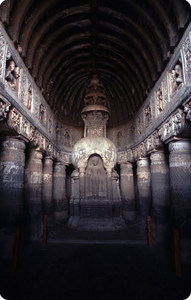 Ajanta Caves, Maharashtra, India, 2006 by Akinori Uesugi