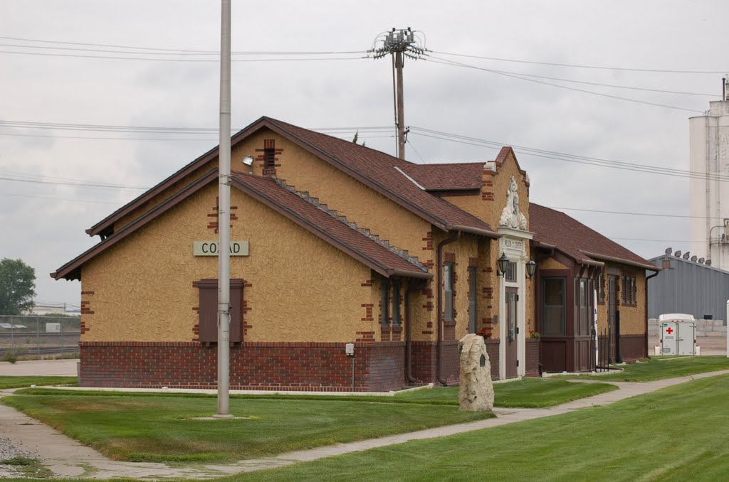 Union Pacific Railroad Depot at Cozad, NE by Scotch Canadian