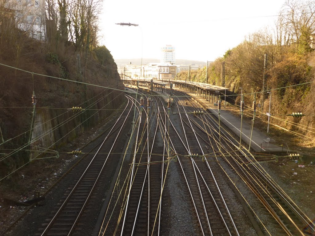 Gleisanlage vor dem Hauptbahnhof (Wuppertal-Elberfeld) / 6.03.2011 by Iceman93 / NO VIEWS!!!