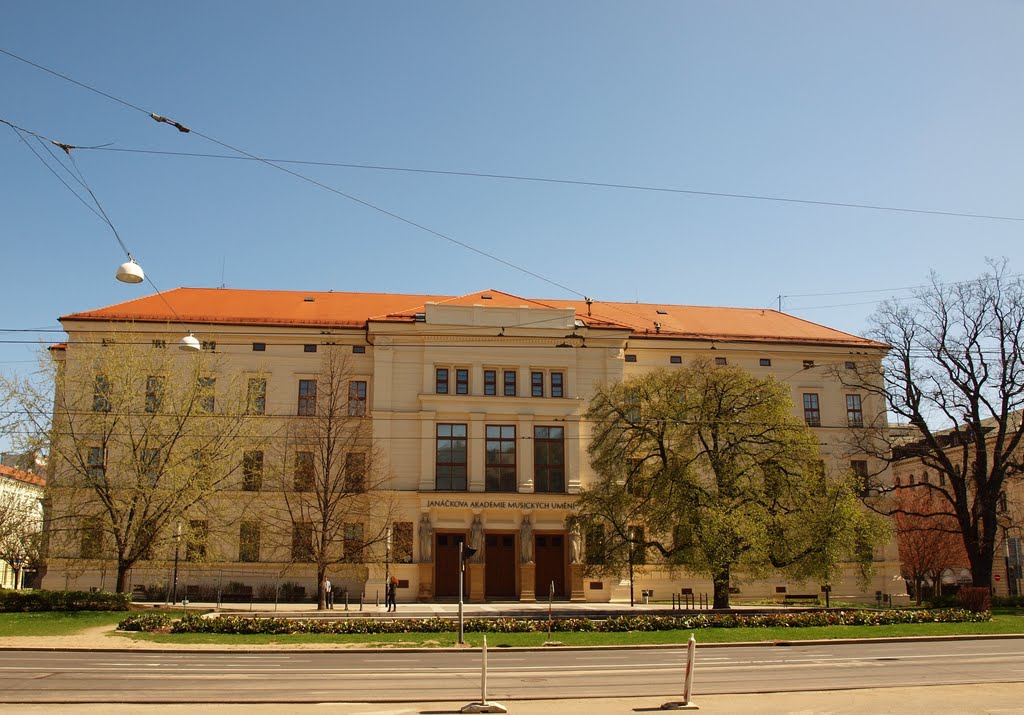 Brno - Janáčkova akademie muzických umění, Janaček academy of artistic arts by Bredy 46