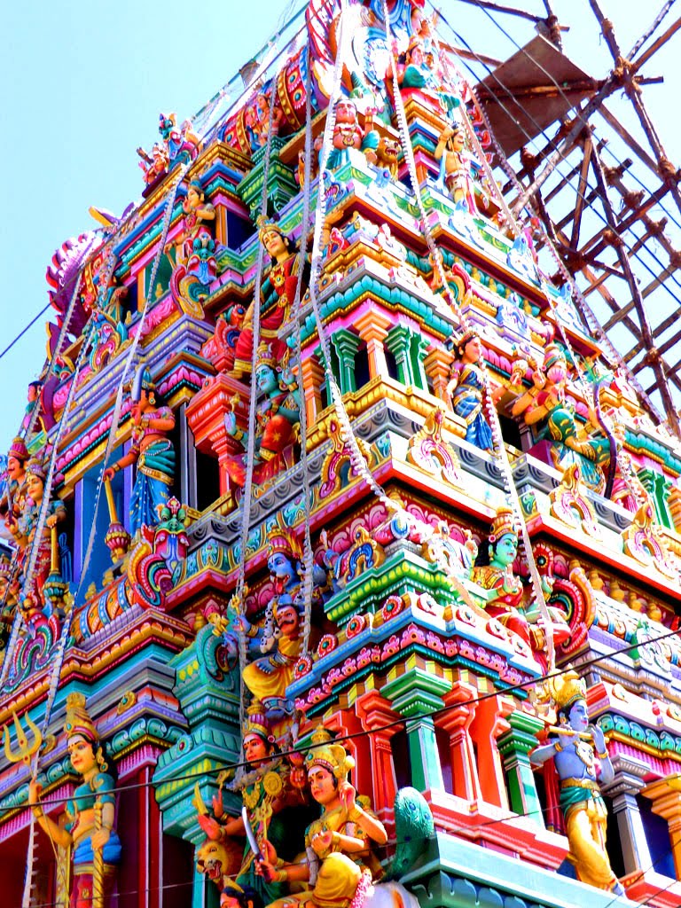 Temple in Bangalore, India by costajules