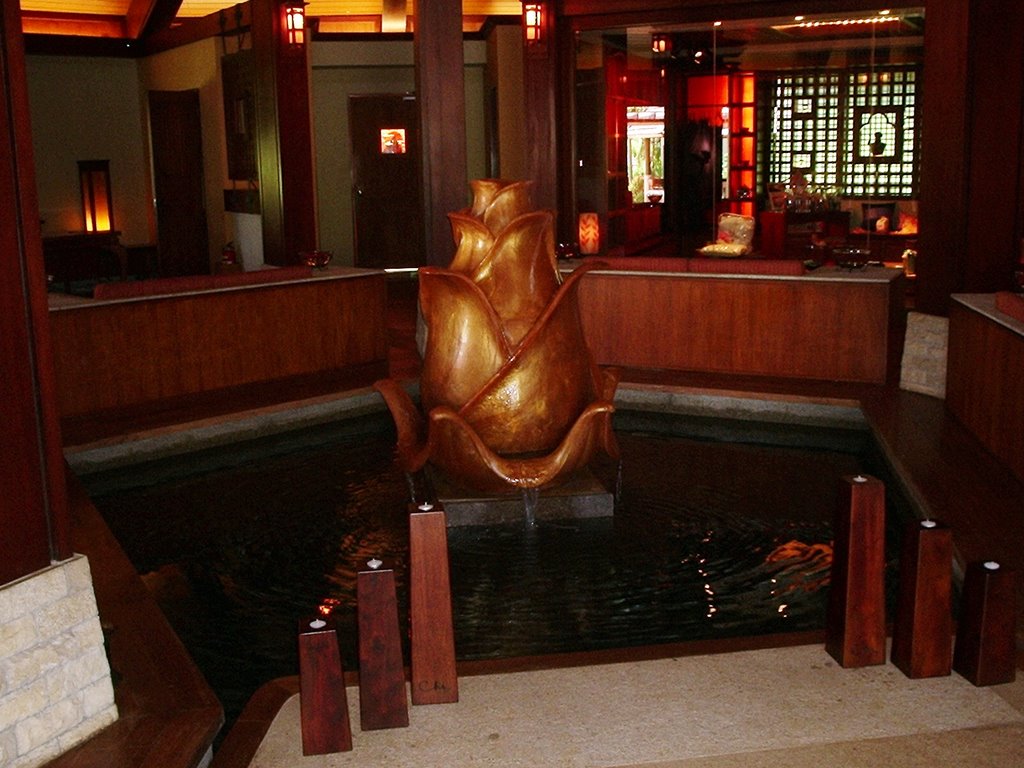 Lotus Fountain inside Rotunda by D Owen