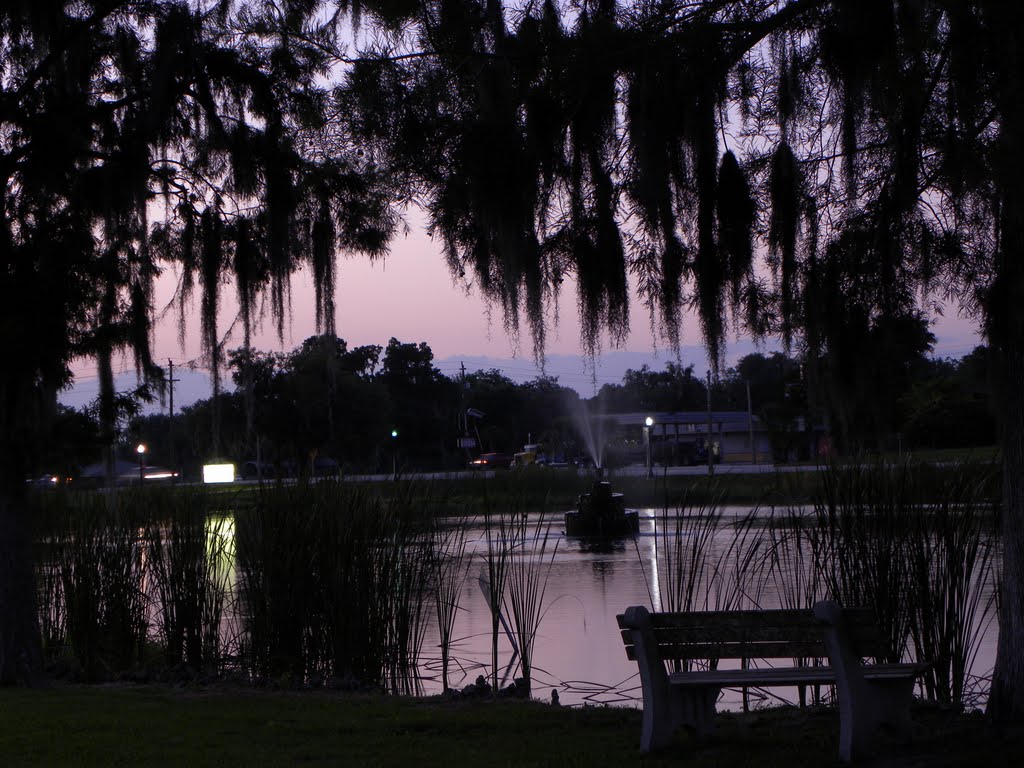 Lake Katherine at dusk by nondaywalker