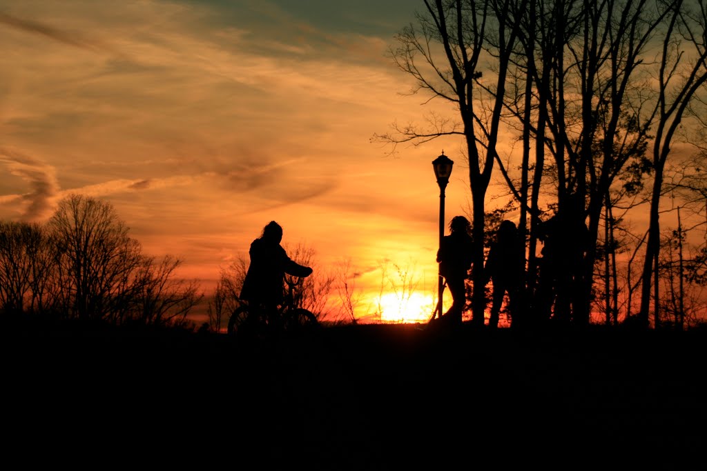 Sunset in Harrisburg, Charlotte, North Caroline, USA by jingchensun