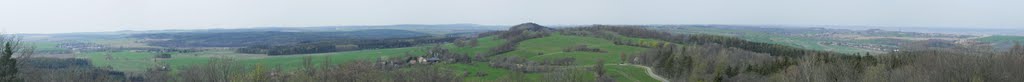 180 Grad Panorama Bild vom Wilisch bei Hirsachbach / Sachsen by Holger2401De