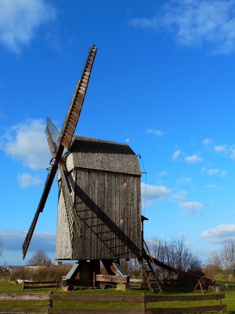 Germany_Saxony-Anhalt_Old Mark (Altmark)_Colbitz-Lindhorst_post windmill Bockwindmühle_P1200221.JPG by George Charleston