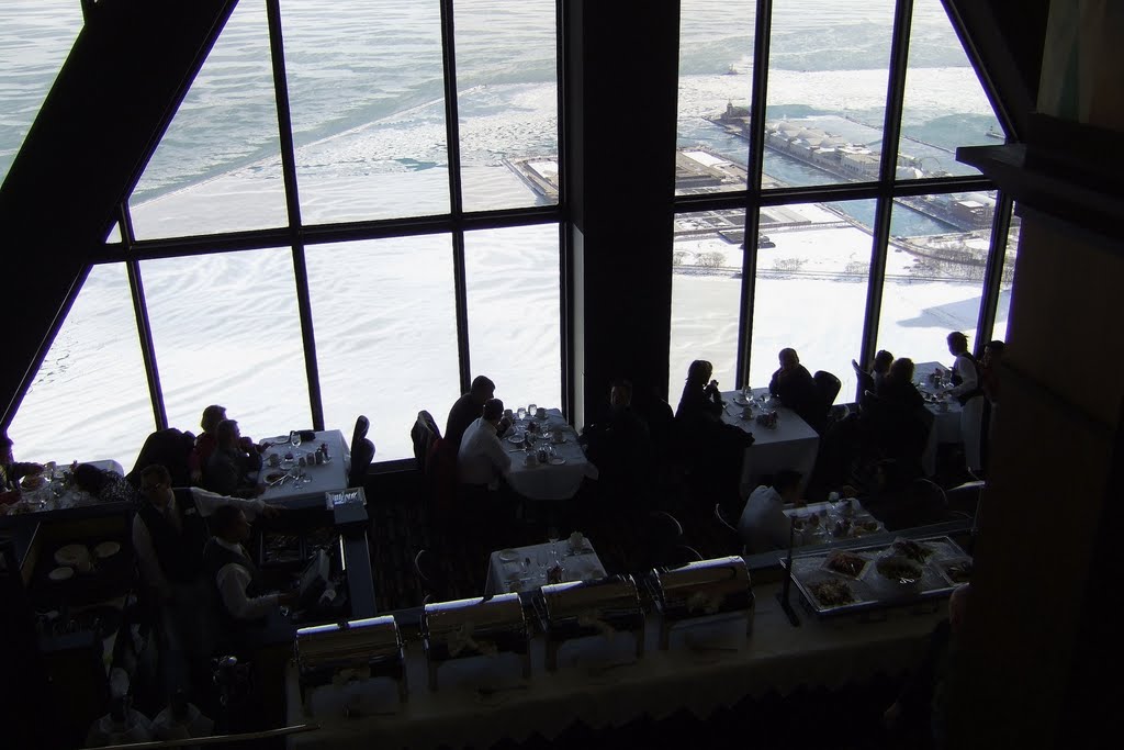 Lounge At The John Hancock Building, Chicago, IL by GregorP