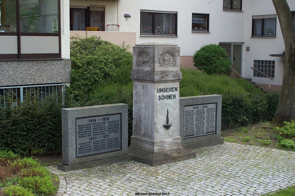 Kriegerdenkmal 1870/71, WW I+II in Wiesloch by Michael Ohmsen