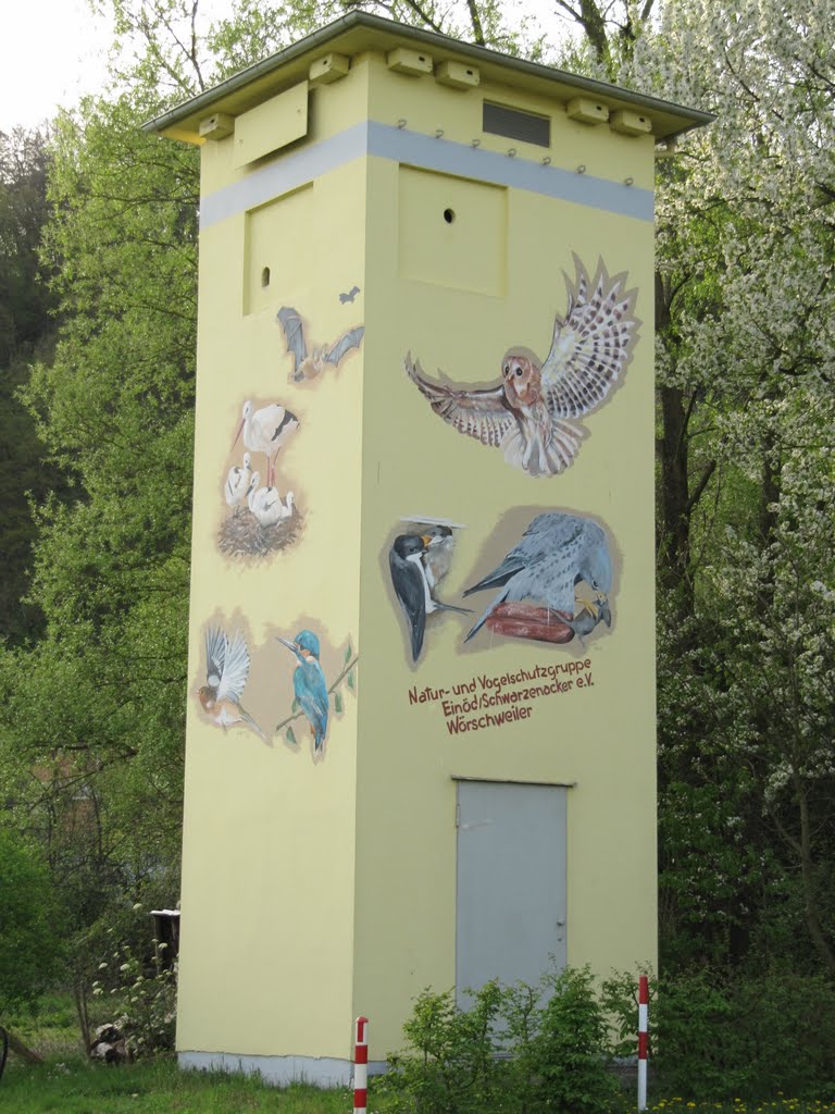 Wörschweiler Vogelhaus Natur und Vogelschutzgruppe Einöd/Schwarzenacker e.V. am Glan-Blies-Radweg by Katweasle